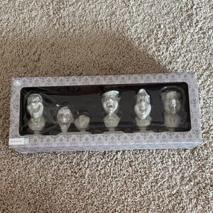 Disney Villains White Ceramic Bust Collection